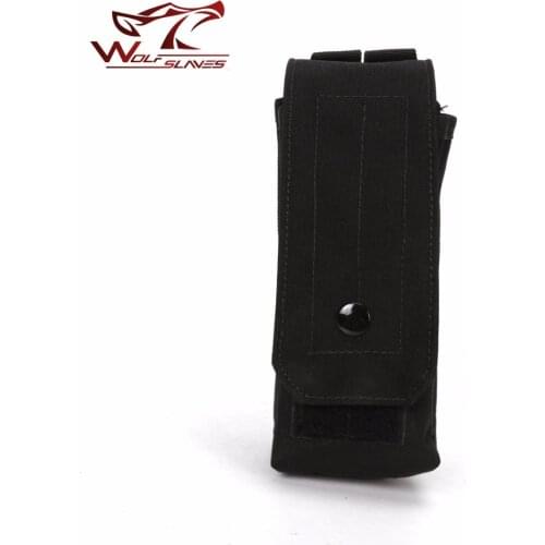 Tactical MOLLE Single Magazine Pouch Army Military AK M4 Ammo Clip Rifle Pistol Shotgun Hunting Accessories