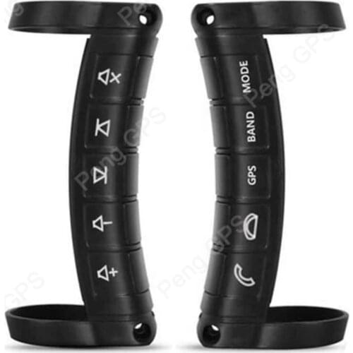 Universal Car steering wheel remote controls for Android CD DVD player Tesla Vertical Wireless Bluetooth 10-buttons Control