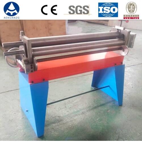 W11-1.5*1300 Electric Asymmetrical 3 Roller Sheet Metal Bending / Folding Rolling Machine