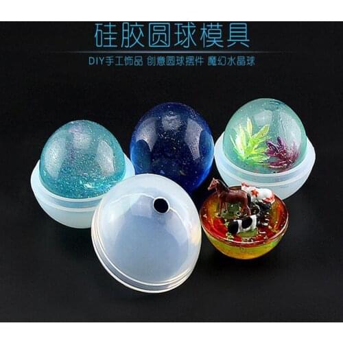 1Pcs 3D Ball Pendant Fashion Scrapbooking Silicone Mould DIY Resin Decorative Craft Jewelry Making Mold epoxy resin molds