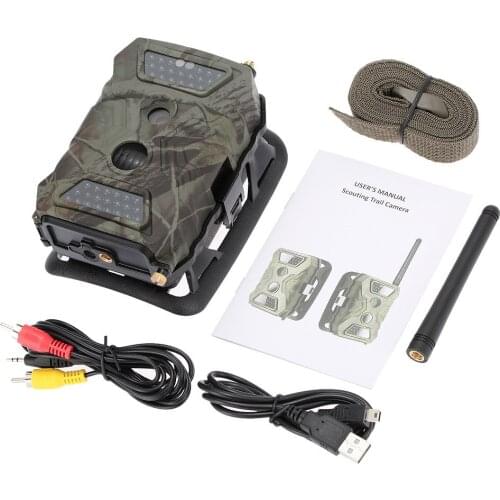 12MP HD Digital Scouting Hunting Trail Camera Trap Wildlife 940nm IR LED Video Recorder Waterproof Night Vision Cameras Wildlife