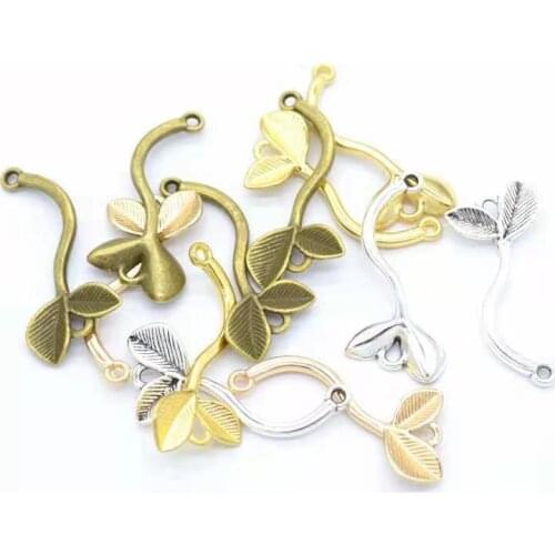 12pcs/lot Alloy Charms Antique Silver/Antique Bronze Plated Tree Branch Pendant Handmade Hanging Crafts 26x55mm