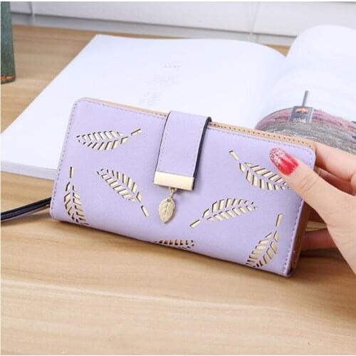 2021 Women Long Zipper Coin Purses Tassel Design Clutch Wallet Female Money Credit Card