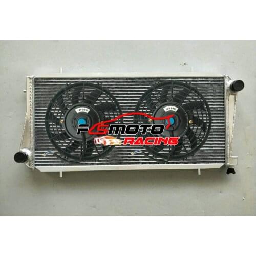 3 Row Aluminum Radiator + Fan For MG Rover / MG Metro / MGF MG F / MG TF Roadstar RD 16V Turbo 1.8L 1995-2002