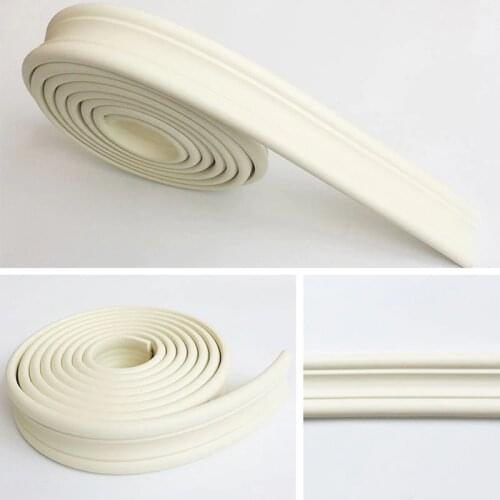 3D Baseboard border Strip Anti-collision PE Foam Waist Line Wall Sticker Wallpaper Ceiling Kids room Home Decorative For Wall