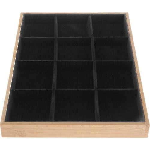 Bamboo Earring Necklace Jewelry Watch Box Case Stand Jewelry Storage New