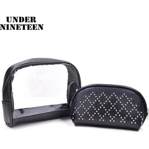Under Nineteen 2019 Big Travel Organizer Makeup Bag Female Cosmetic Bag Neceser Toiletry Bag Large Capacity Cosmetic Storage Bag