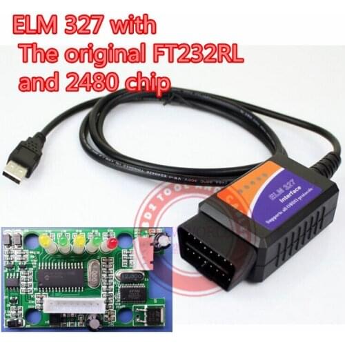 Elm 327 usb with The original FT232RL and PIC18F2480 chip the elmconfig software elm327 usb obd scanner