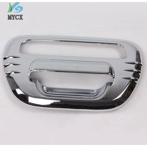 Chrome Tail Gate Cover For Mitsubishi L200 Triton 2006-2014 Accessories Plate Rear Gate cover For Mitsubishi L200 Triton
