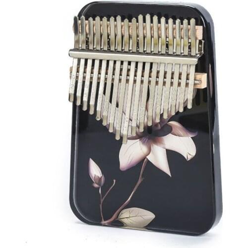 Kalimba 17/21 Keys Machine Mahogany Wood Mbira Sanza Finger Piano Multi-type Crystal Musical Instrument with Study Instruction