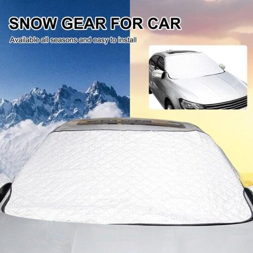 Car Snow Cover Sunshade Windshield Sun Shade Waterproof Anti UV visor Snow Ice Frost Protector Winter Automobiles Exterior Cover