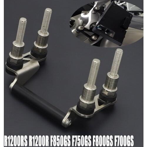 For BMW F750GS F750GS F800GS F700GS R1200RS R1200R handlebar mobile phone Navigation bracket USB phone charging 12mm