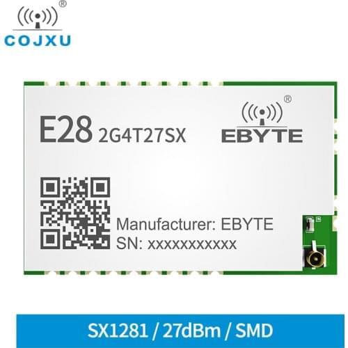 SX1281 Module LoRa UART 2.4GHz 27dBm Wireless Serial Port Module E28-2G4T27SX Wireless Transceiver Transmitter Receiver