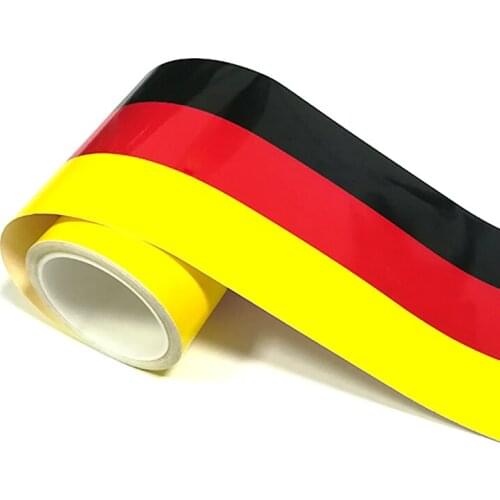Russia German France Italy Flag Stripe Decal Bumper Body Stickers Car Motorcycle Decoration Film Hood Vinyl Stickers Body Decal