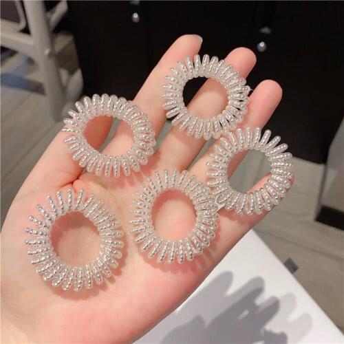 Nostalgic Design New Retro Simple Phone Line Hair Rope Girl Rubber Band Hair Ties Headdress for Women Fashion Hair Accessories