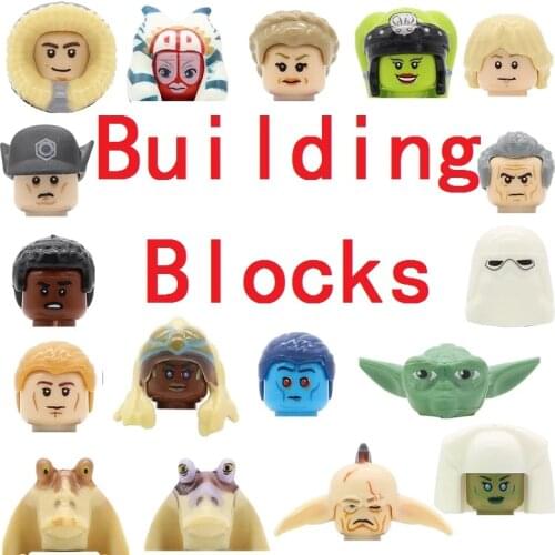Single Sale Space Oola Shaak Ti Figure Head Saesee Tiin Consular Ki Adi Mundi Thrawn Building Blocks Toys