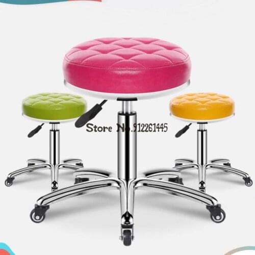 Hairdressing stool, special pulley stool for beauty salon, barber shop hairdressing, manicure, haircutting, lifting, rotating ro