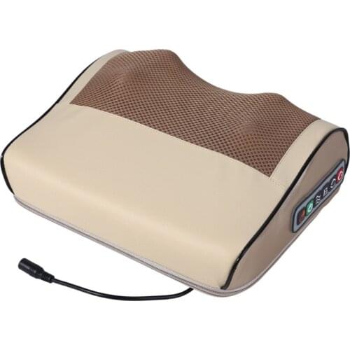 Neck Massager Healthy Body Relaxation Electric Cervical Heat Massage Shoulder Back Relax Vibrator Shiatsu Device Massage Pillow