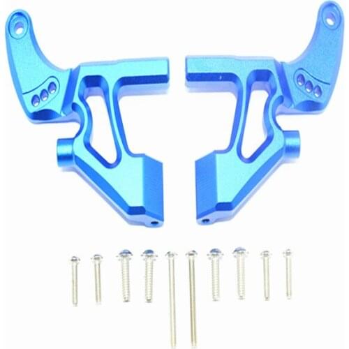 Aluminum alloy porous position adjustable angle rear wind wing arm GPM For TRAXXAS E-REVO 2.0 86086-4-pair