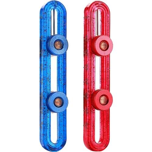 Manual Fishing Hook Tier Double-Head Needle Knots Tie Fishing Line Knotter Fishhook Tie Device Fly Tying Tool Positioned Ruler