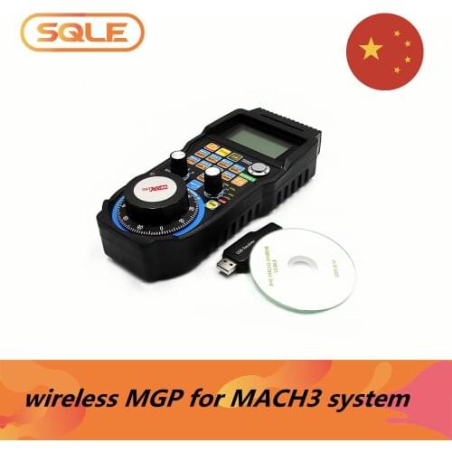 Discount CNC Controller wireless MPG MACH3 system WHB04B-4 4 axis WHB04B-6 6 axis Manual Pulse Generator 433MHZ for motion card