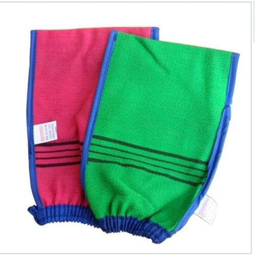 Free shipping 300 pcs/lot korea hammam scrub mitt magic peeling glove exfoliating tan removal mitt
