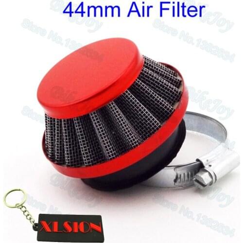 44mm Air Filter Red Fot 2 Stroke 47cc 49cc Mini Moto ATV Dirt Pocket Bike Go Kart Motocross Motorcycle