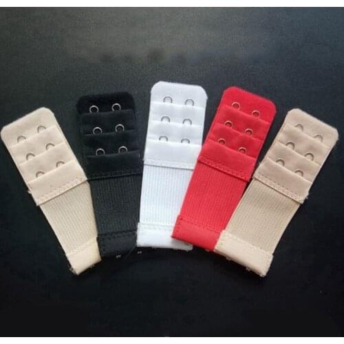 Women Bra Strap Extender 3 Rows 2 Hooks Elastic Adjustable Lengthen Underwear Bra Clasp Straps Intimates Accessories ASD88
