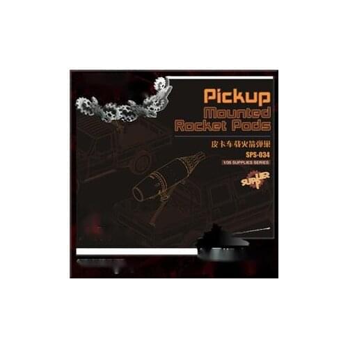 1/35 Die-cast Resin Soldier Model Pickup Rocket Nest resin Sps-034 Model Assembly Kit Free Shipping