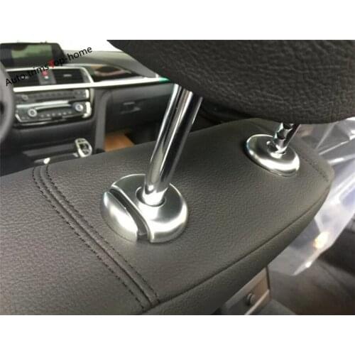 Yimaautotrims Inner Seat Headrest Adjustment Cover Trim 10 Pcs Fit For BMW 3 Series 320i 328i 2013 - 2017 ABS Interior Mouldings