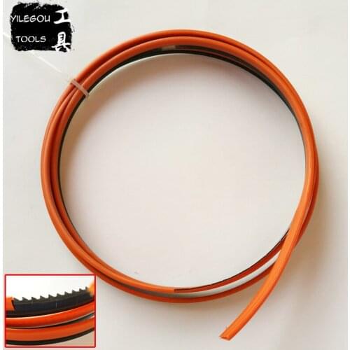 2 Pieces 1500mm Wood Band Saw Blades 1500*6*0.65mm*14Tpi Saw Blades For Woodworking Saw Blades 6*0.65*1500mm*6 Teeth