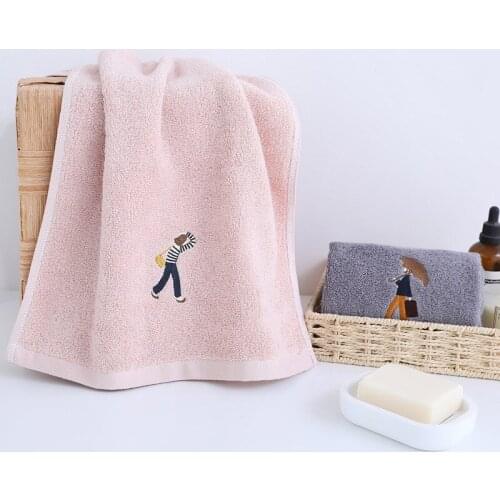 2pcs Cotton Hand Face Towel Gym Sports Towel Absorbent Kitchen Napkin Beauty Salon Sauna Spa Bath Wash Cloth Valentine Gift T62