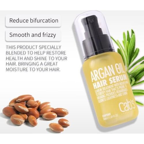 50ml Morocco Argan Oil Free Clean Hair Curly Essential Oil hair Care Treatment Oil For Repairing Dry Damage Hair Growth