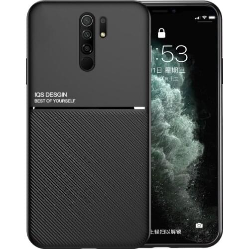 For Xiaomi Redmi 9 9T 9A 9C Case Frosted Stripe Leather +Silicone Camera Pertection Cover For Redmi Note 9 5G 10X 4G 5G POCO M2