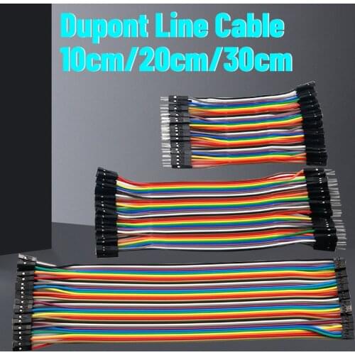 Dupont Line 10cm/20CM/30CM Male to Male+Female to Male + Female to Female Jumper Wire Dupont Cable for arduino DIY KIT