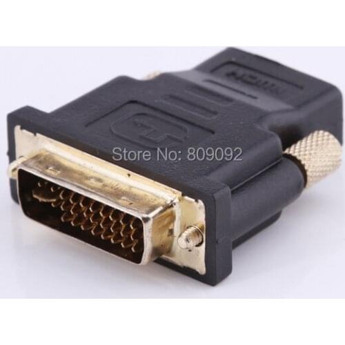 DVI-I Dual Link (24+5 pin) Male to HDMI Standard Female Adapter for HDTV LCD DVD