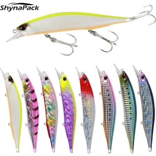 Quality Minnow fishing lure13cm/16.6gWobbler Hot Model Artificial Hard Bait Pike sea Fishing tackle pesca Multicolor selection