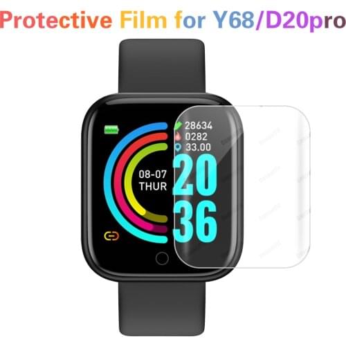 Hydrogel Protective Soft Film for D20 I5 Y68 Smart Watches Protection Cover Screen Protector for Apple iWatch Series 4 38/40mm