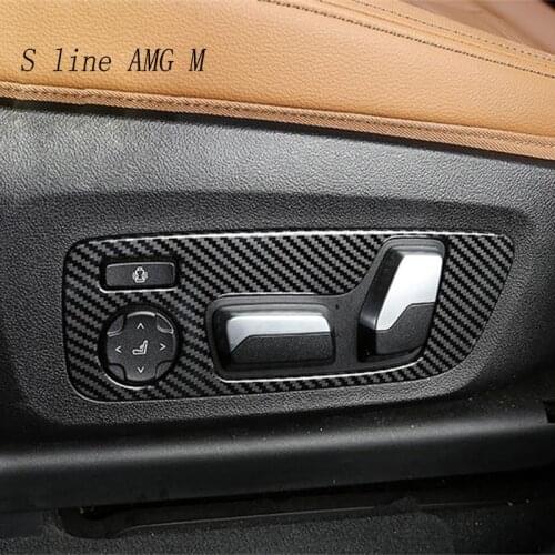 Car Styling Seat adjustment button Panel switch trim decoration Sticker cover Trim For BMW X5 G05 2019 Interior Auto accessories