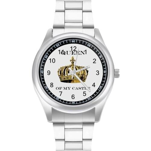 Crown Quartz Watch Hit Sales Vintage Wrist Watch Steel Lady Sport Design Wristwatch