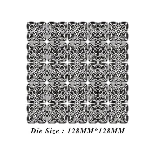JMCRAFT Metal Cutting Dies Long Rectangular Strip Lace Background Card Scrapbooking Stencil Cut Die DIY Card Crafts Handmade