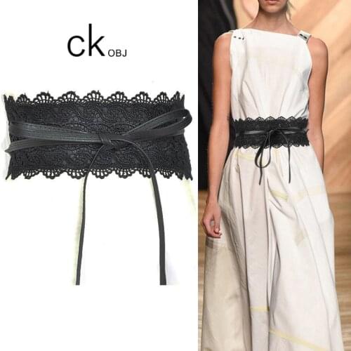 Cowhide Non-porous Decorative Belt Waist Seal Ladies Exquisite Dress, All-match Belt Chain, Ladies Belt Free Shipping