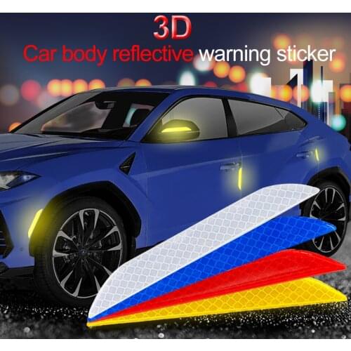 2019 New Car Reflective Sticker for Car Door Safety Warning Mark Auto Exterior Accessories Night Driving Warning Stickers