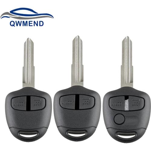 BHKEY Car Remote Key Shell for Mitsubishi Lancer EX Evolution Grandis Outlander Car Key Case MIT8/MIT11 Blade 2/3 Buttons