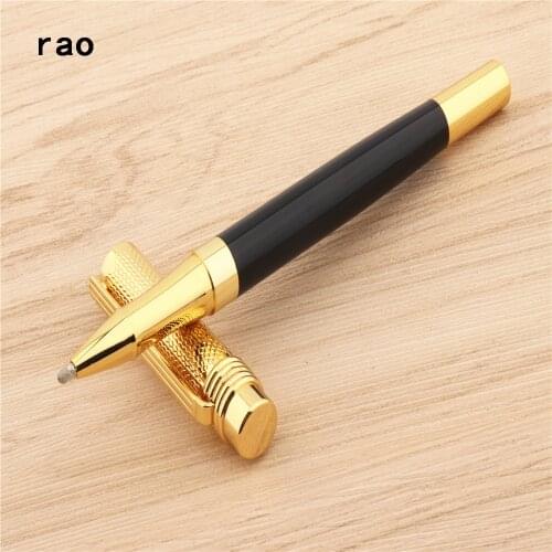 Luxury high quality 855 Black Business School student office stationery Medium Nib Rollerball Pen New
