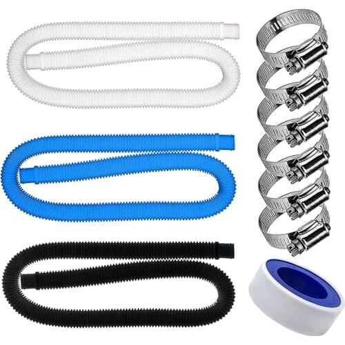 NEW-Swimming Pool Replacement Hose,1.25 inch Diameter 59 inch Long Filter Pump Hose,For Above Ground and Inground Pools