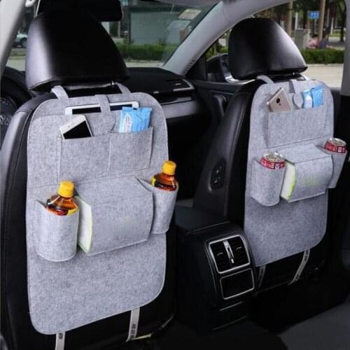 Auto Car Seat Bag Organizer Multi Pocket Storage Bag Car Seat Cover Seat Back Box Organizer Holder For Phone Book Car Styling Wh