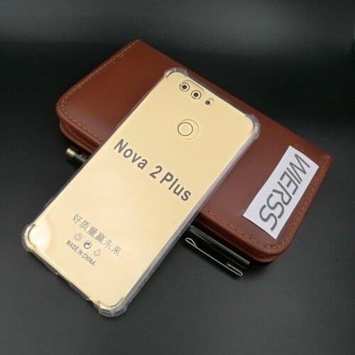 WIERSS Anti-knock Phone Case for Huawei nova 2 plus nova2 plus BAC-L21 BAC-L23 BAC-L03 BAC-TL00 5.5" Transparent Back cover Case