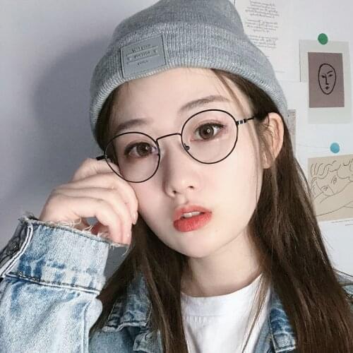 Zilead Fashion Small Round Frame Metal Myopia Glasses Simple Lightweight Myopia Glasses For Adults -1.0-1.5-2.0-2.5-3.0-3.5-4.0