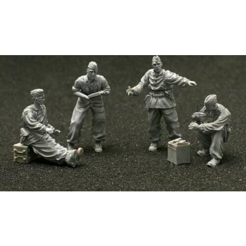 1/35 Luftwaffe 2cm flak crew (4 FIGURES WITH ACCESS)